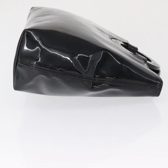 Celine Circle Logo Handbag Patent Leather Black Patent_Leather Handbag - Picture 3 of 16